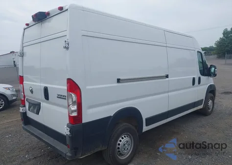 2025 Ram Promaster 3500 Tradesman High Roof 159 Wb W/Pass Seat from USA, damaged, VIN 3C6MRVHG4SE548607